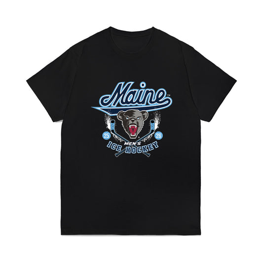 Maine - NCAA Men's Ice Hockey : Roster Comfort Colors T-Shirt-0