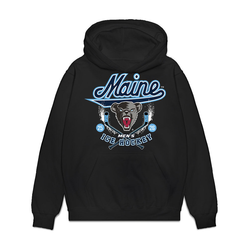 Maine - NCAA Men's Ice Hockey : Roster Premium Hooded Sweatshirt-0