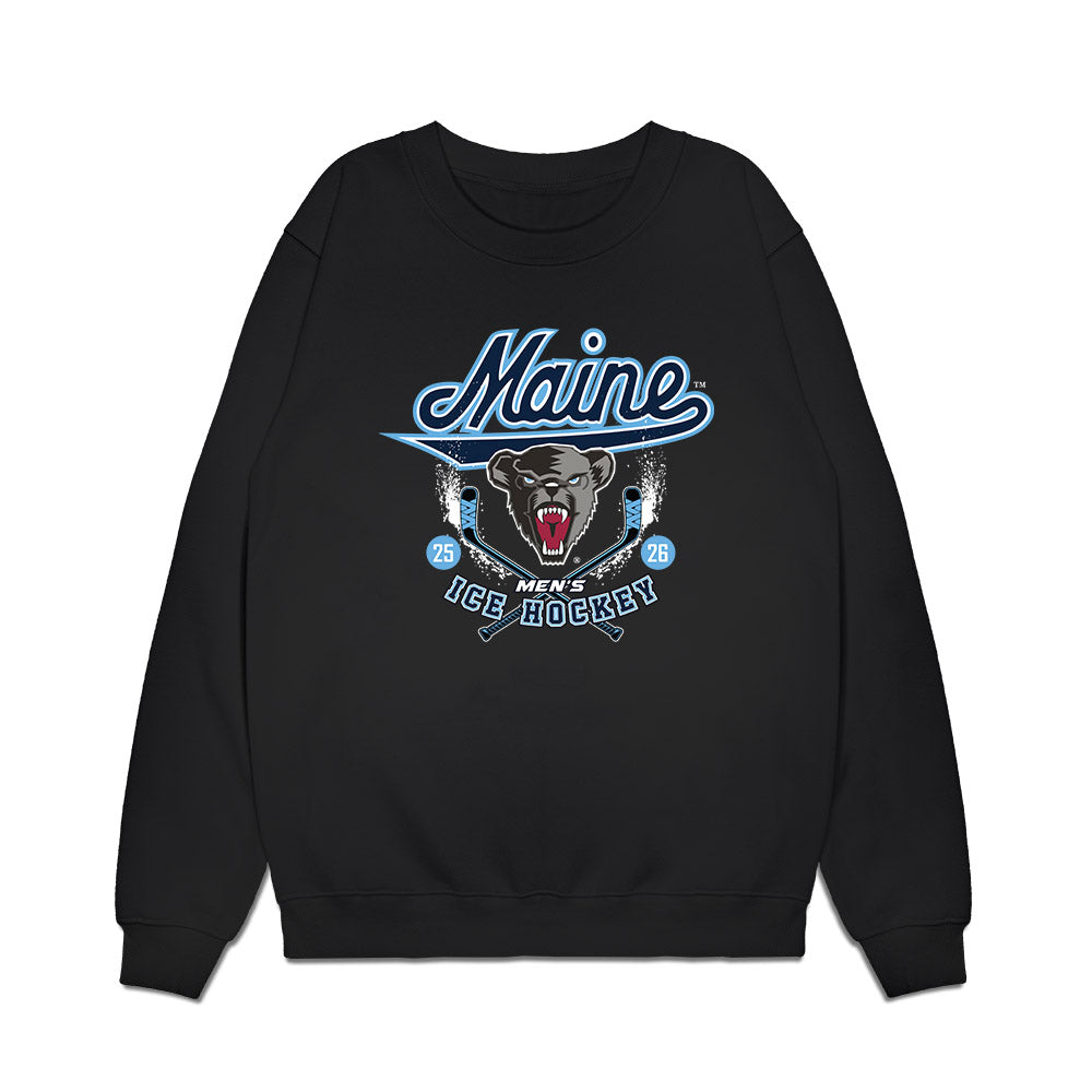 Maine - NCAA Men's Ice Hockey : Roster Premium Crewneck Sweatshirt-0