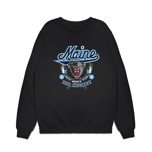 Maine - NCAA Men's Ice Hockey : Roster Premium Crewneck Sweatshirt-0