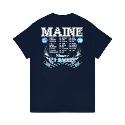 Maine - NCAA Womens Ice Hockey : Roster List Comfort Colors T-Shirt-1