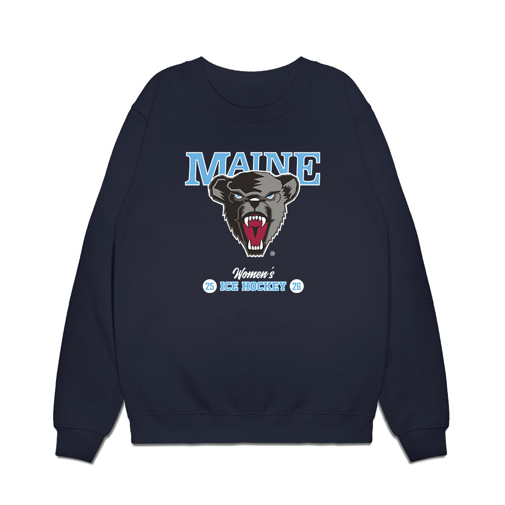 Maine - NCAA Womens Ice Hockey : Roster List Premium Crewneck Sweatshirt-0
