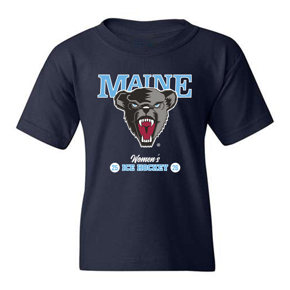Maine - NCAA Womens Ice Hockey : Roster List Youth T-Shirt-0