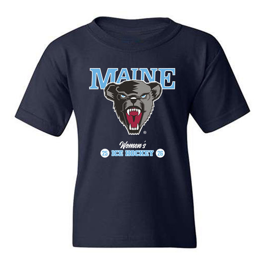 Maine - NCAA Womens Ice Hockey : Roster List Youth T-Shirt-0