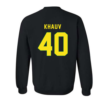 Oregon - NCAA Acrobatics & Tumbling : Maya Khauv - Shersey Crewneck Sweatshirt-1