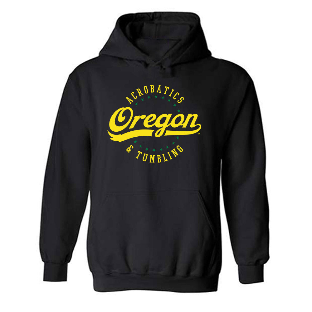 Oregon - NCAA Acrobatics & Tumbling : Samantha Woolley - Shersey Hooded Sweatshirt-0