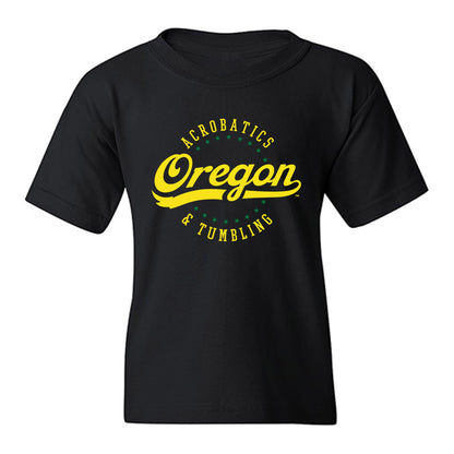 Oregon - NCAA Acrobatics & Tumbling : Aubrey Edge - Shersey Youth T-Shirt-0