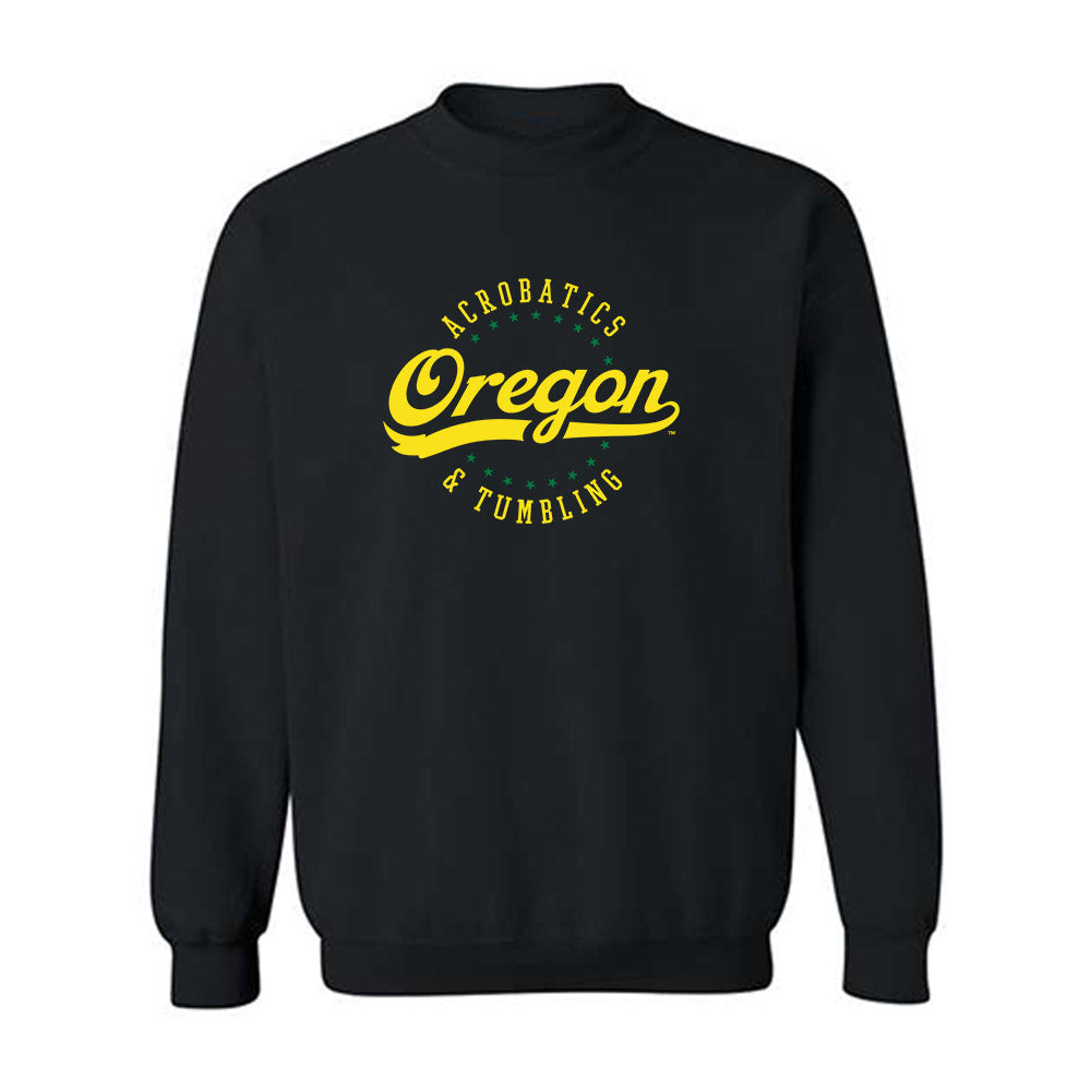 Oregon - NCAA Acrobatics & Tumbling : Ava Gowdy - Shersey Crewneck Sweatshirt-0