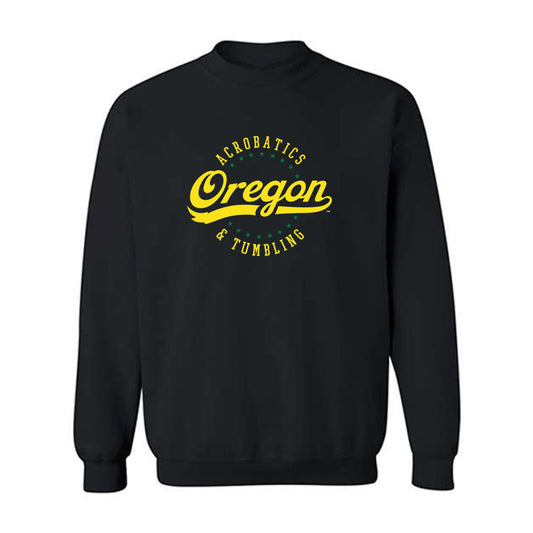 Oregon - NCAA Acrobatics & Tumbling : Ava Gowdy - Shersey Crewneck Sweatshirt-0