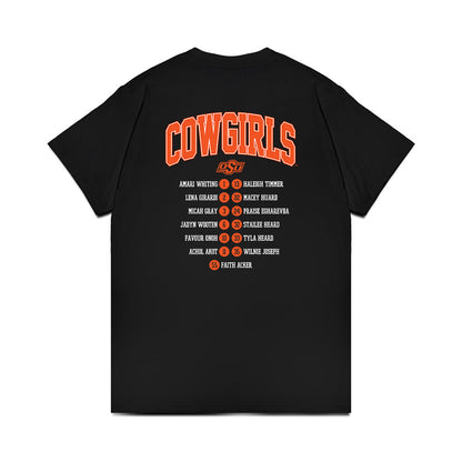 Oklahoma State - NCAA Women's Basketball : - Roster List Comfort Colors T-Shirt-1
