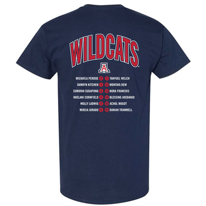 Arizona - NCAA Women's Basketball : - Roster List T-Shirt-1