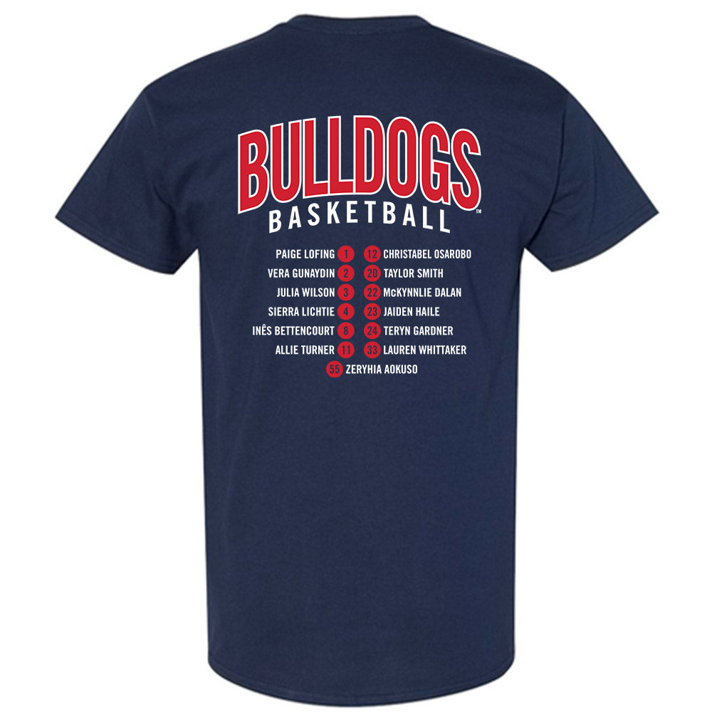 Gonzaga - NCAA Women's Basketball : - Roster T-Shirt-1