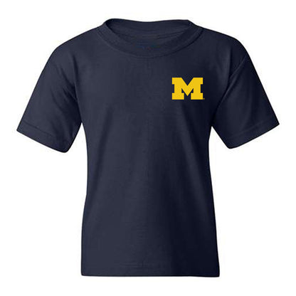 Michigan - NCAA Men's Basketball : - Roster Youth T-Shirt-0