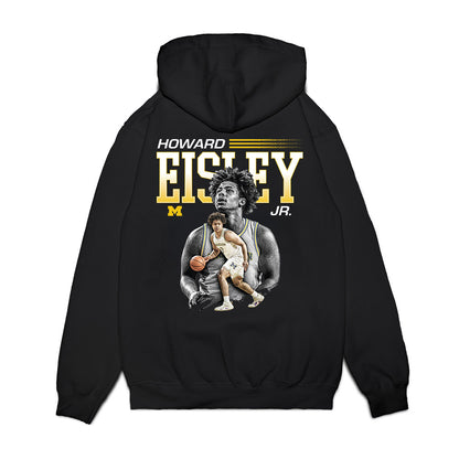 Michigan - NCAA Men's Basketball : Howard Eisley Jr - Collage Premium Hooded Sweatshirt-1