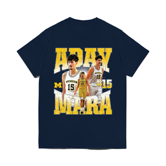Michigan - NCAA Men's Basketball : Aday Mara - Collage Comfort Colors T-Shirt-0