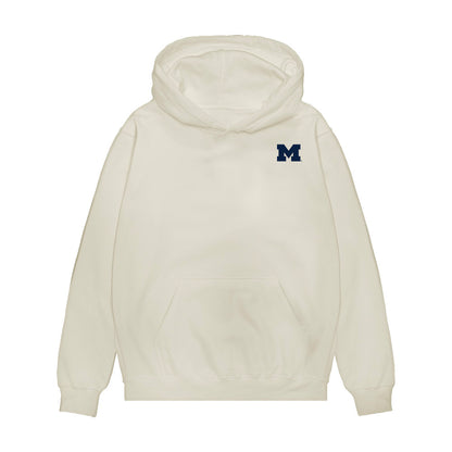 Michigan - NCAA Women's Basketball : Mila Holloway - Collage Premium Hooded Sweatshirt-0