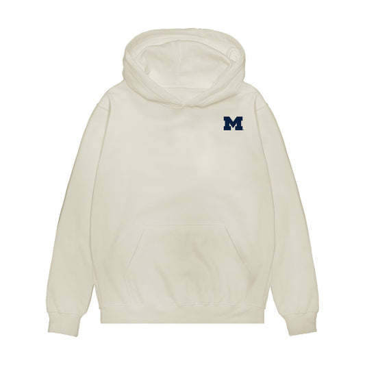 Michigan - NCAA Women's Basketball : Mila Holloway - Collage Premium Hooded Sweatshirt-0