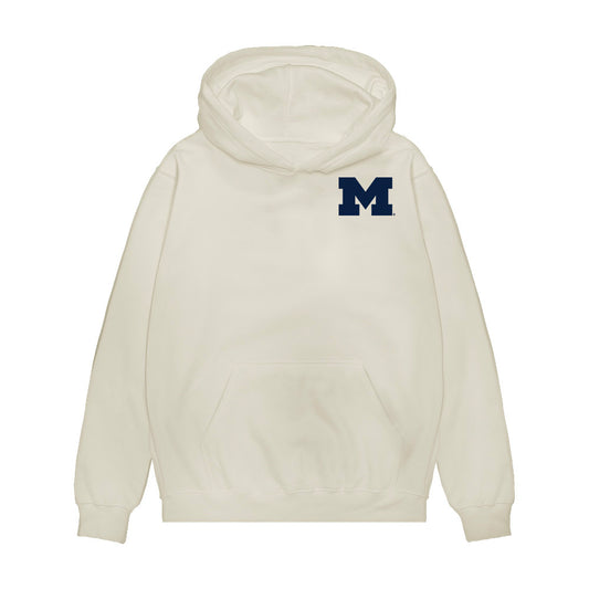 Michigan - NCAA Women's Basketball : Syla Swords - Collage Premium Hooded Sweatshirt-0