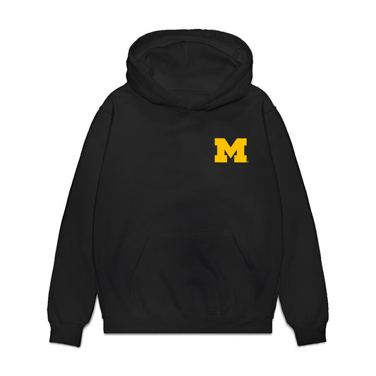 Michigan - NCAA Women's Basketball : Ciara Byars - Collage Premium Hooded Sweatshirt-0