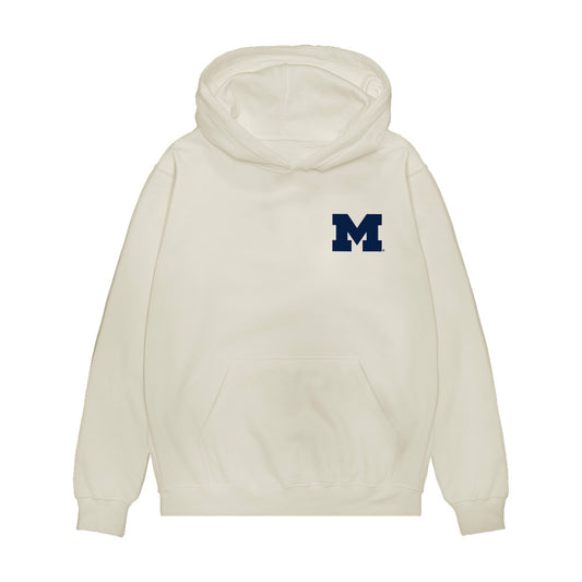 Michigan - NCAA Women's Basketball : McKenzie Mathurin - Collage Premium Hooded Sweatshirt-0