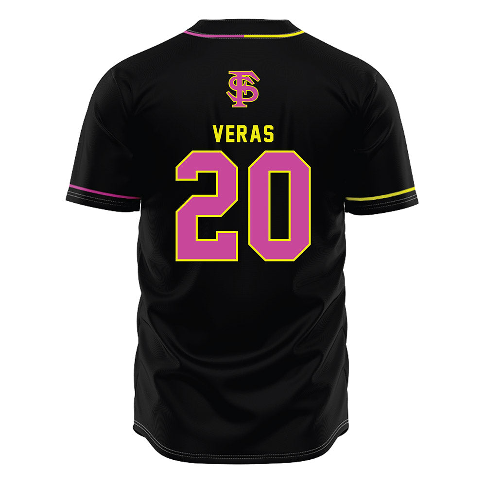FSU - NCAA Baseball : Genson Veras - Savanna Banana Jersey-1