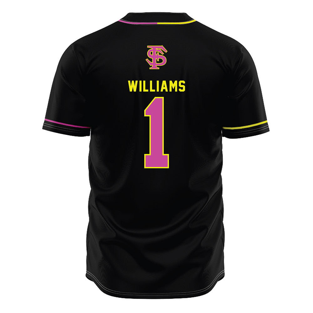 FSU - NCAA Baseball : Chase Williams - Savanna Banana Jersey-1