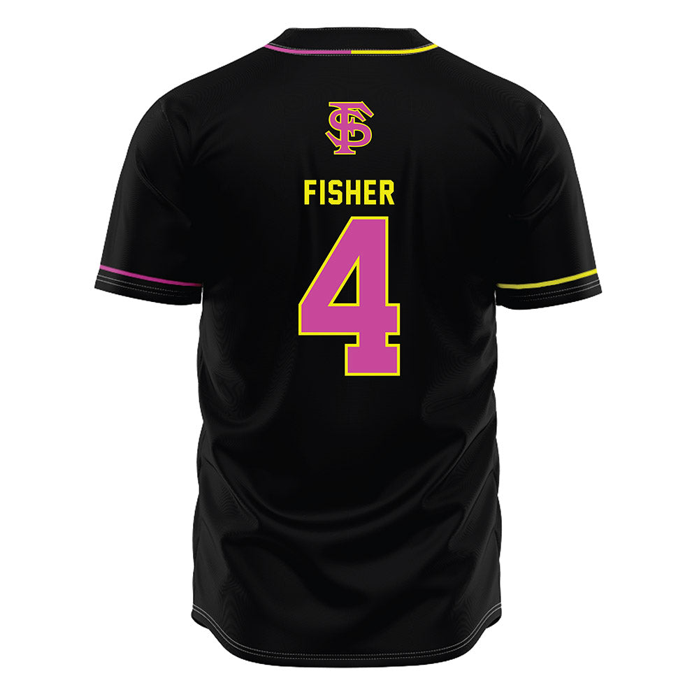 FSU - NCAA Baseball : Cal Fisher - Savanna Banana Jersey-1
