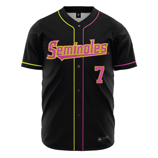 FSU - NCAA Baseball : Wes Mendes - Savanna Banana Jersey-0