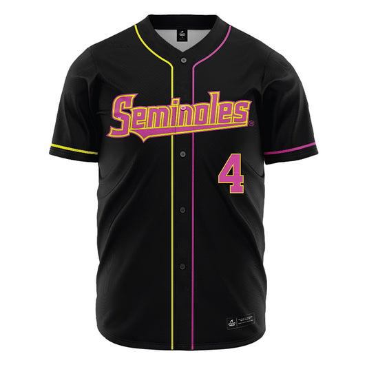 FSU - NCAA Baseball : Cal Fisher - Savanna Banana Jersey-0