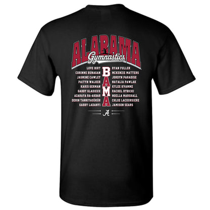 Alabama - NCAA Women's Gymnastics : - Roster T-Shirt-1