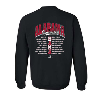 Alabama - NCAA Women's Gymnastics : - Roster Crewneck Sweatshirt-1
