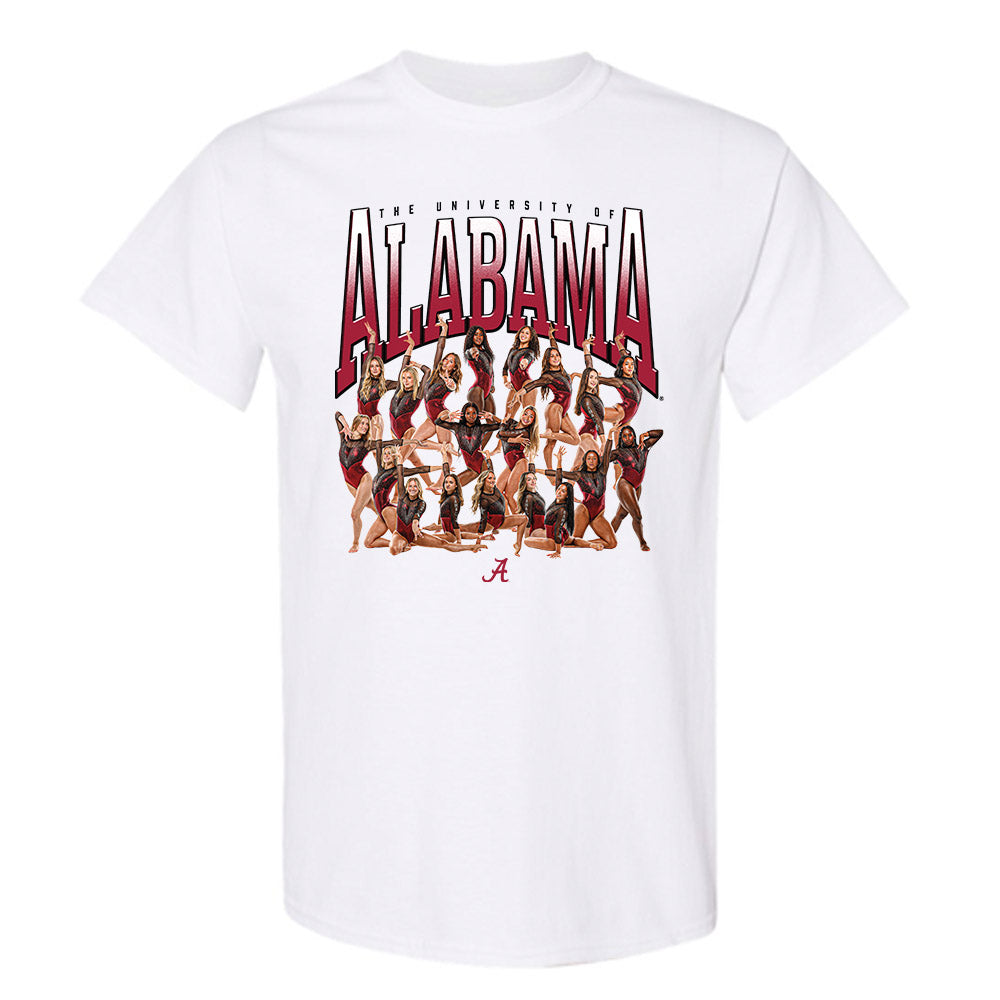 Alabama - NCAA Women's Gymnastics : - Team Collage T-Shirt-0