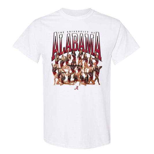 Alabama - NCAA Women's Gymnastics : - Team Collage T-Shirt-0
