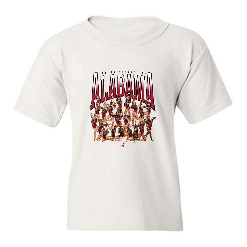 Alabama - NCAA Women's Gymnastics : - Team Collage Youth T-Shirt-0