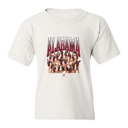 Alabama - NCAA Women's Gymnastics : - Team Collage Youth T-Shirt-0