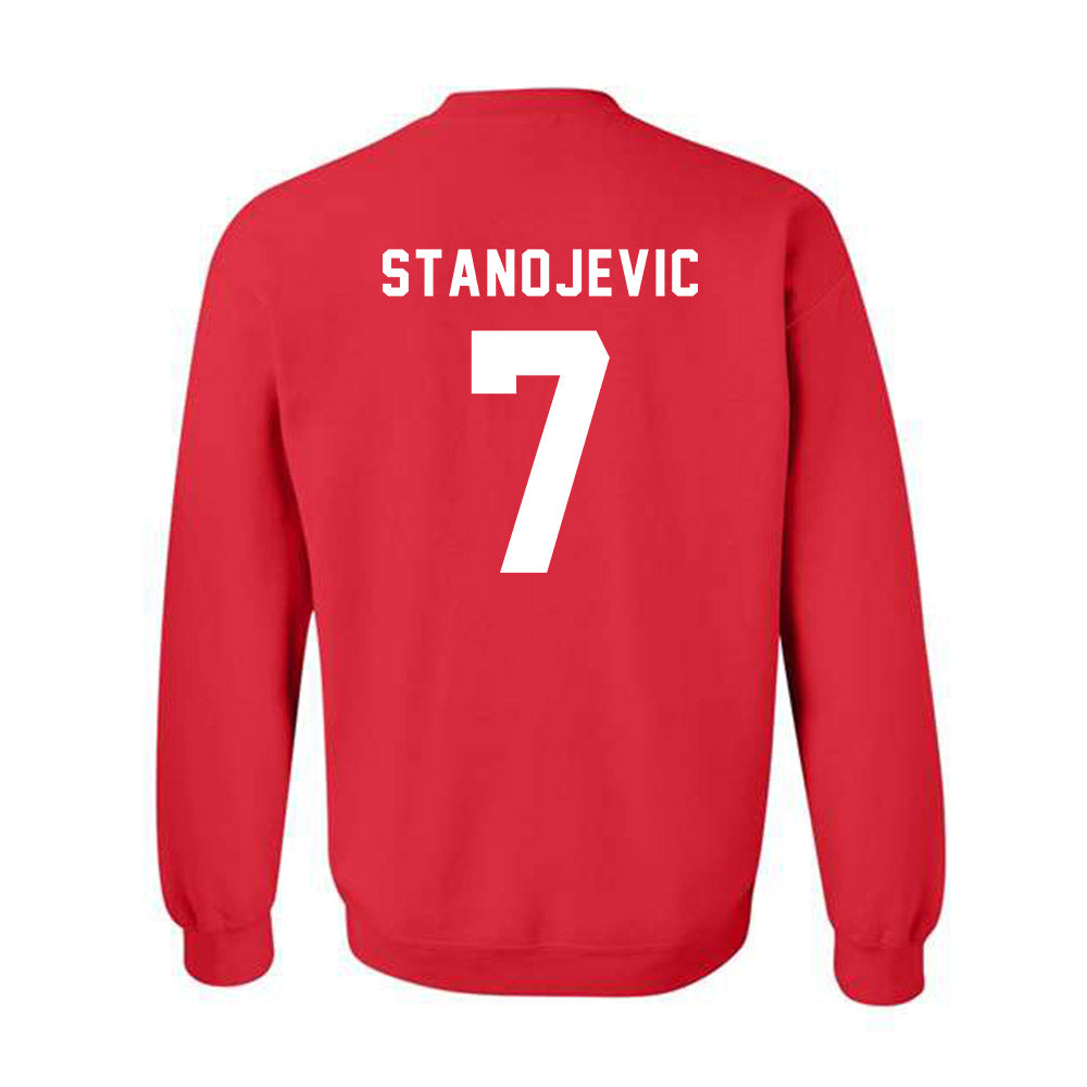 Barry - NCAA Men's Soccer : Zeljko Stanojevic - Classic Shersey Crewneck Sweatshirt-1