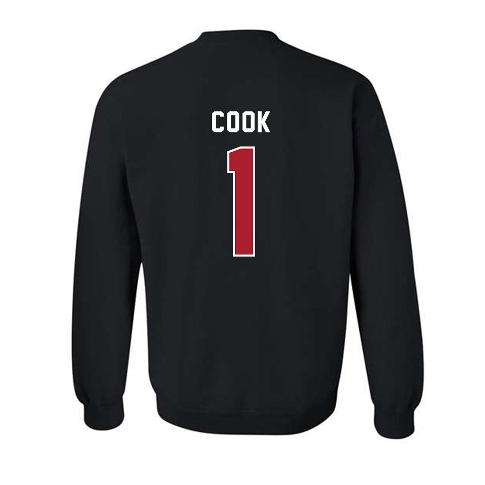 Barry - NCAA Women's Basketball : Jamir Cook - Classic Shersey Crewneck Sweatshirt-1