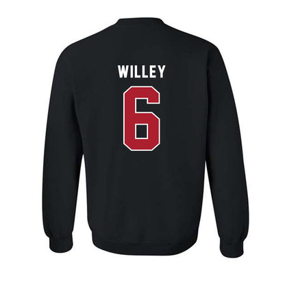 Barry - NCAA Women's Volleyball : Sarah Willey - Classic Shersey Crewneck Sweatshirt-1