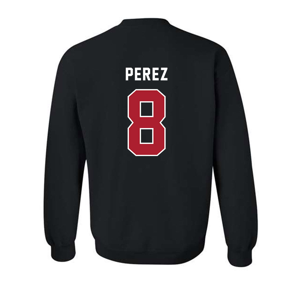 Barry - NCAA Baseball : Chris Perez - Classic Shersey Crewneck Sweatshirt-1