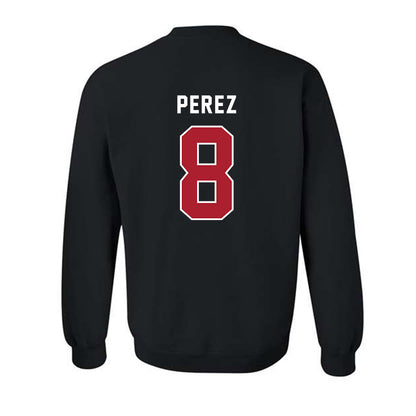 Barry - NCAA Baseball : Chris Perez - Classic Shersey Crewneck Sweatshirt-1