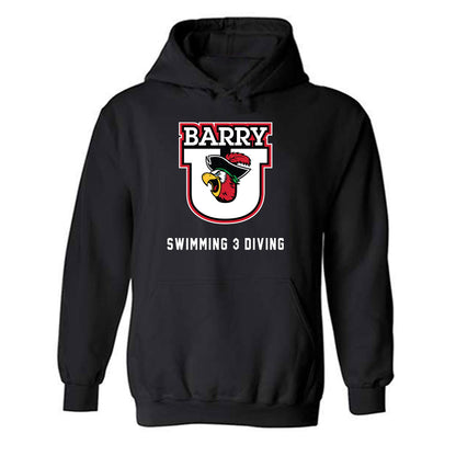 Barry - NCAA Men's Swimming & Diving : Kaemon Fagley - Classic Shersey Hooded Sweatshirt-0