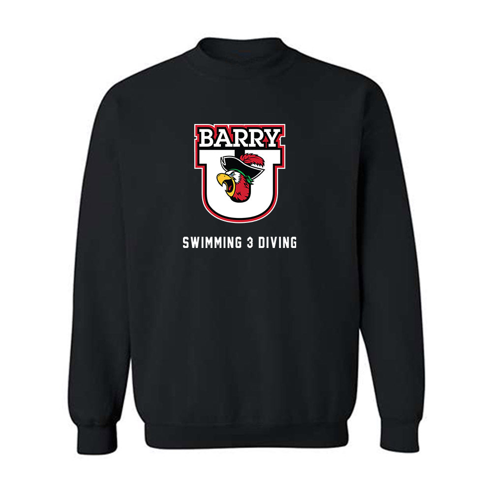 Barry - NCAA Men's Swimming & Diving : Griffin Garnot - Classic Shersey Crewneck Sweatshirt-0