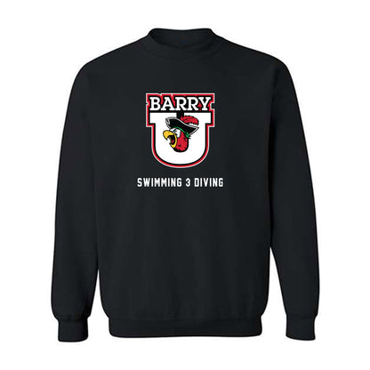 Barry - NCAA Men's Swimming & Diving : Griffin Garnot - Classic Shersey Crewneck Sweatshirt-0