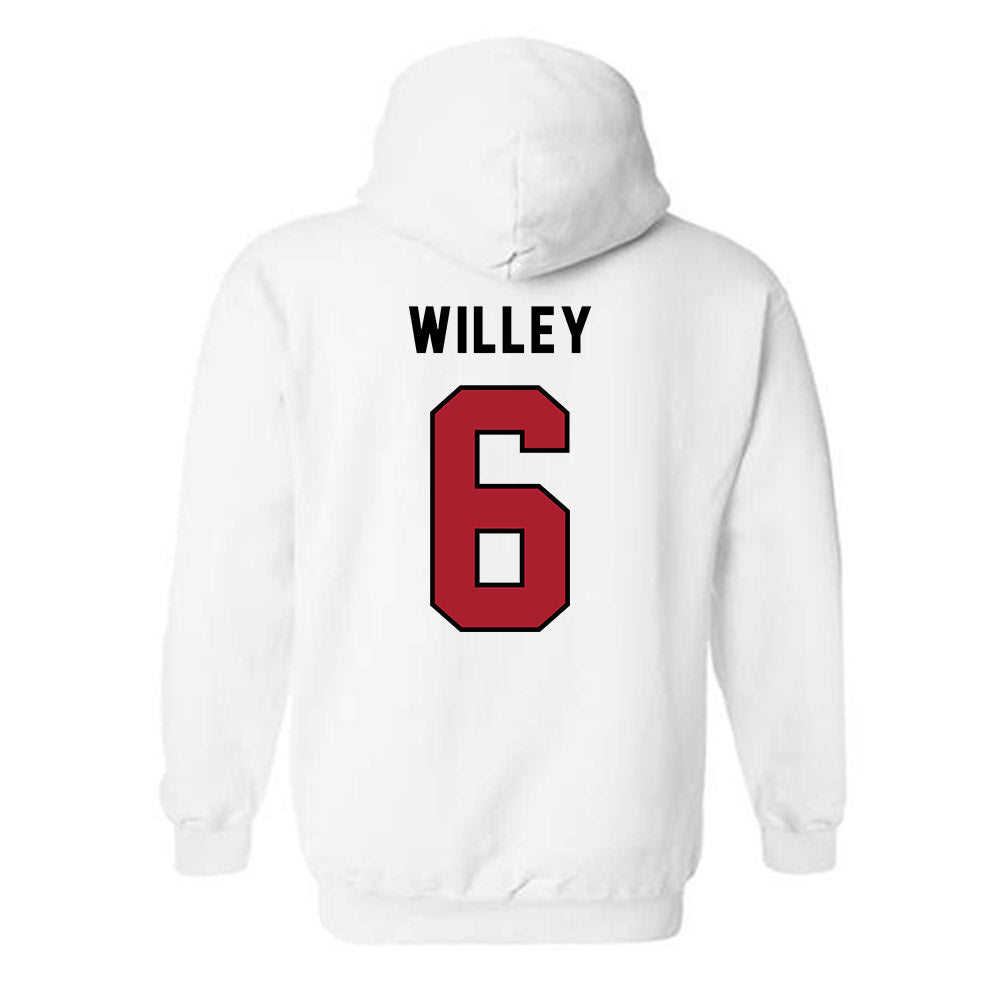 Barry - NCAA Women's Volleyball : Sarah Willey - Classic Shersey Hooded Sweatshirt-1