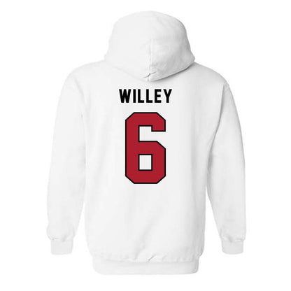 Barry - NCAA Women's Volleyball : Sarah Willey - Classic Shersey Hooded Sweatshirt-1