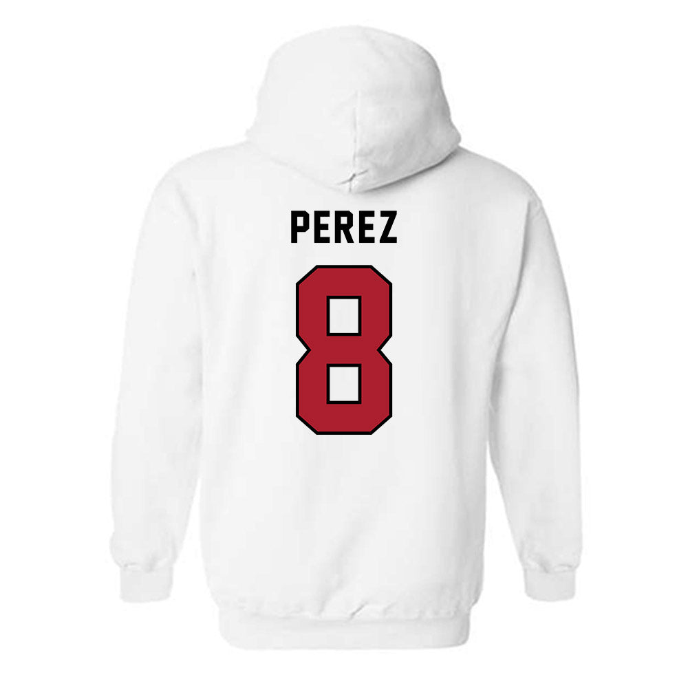 Barry - NCAA Baseball : Chris Perez - Classic Shersey Hooded Sweatshirt-1
