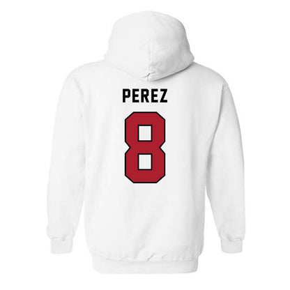 Barry - NCAA Baseball : Chris Perez - Classic Shersey Hooded Sweatshirt-1