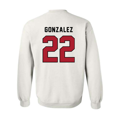 Barry - NCAA Men's Volleyball : Julian Gonzalez - Classic Shersey Crewneck Sweatshirt-1