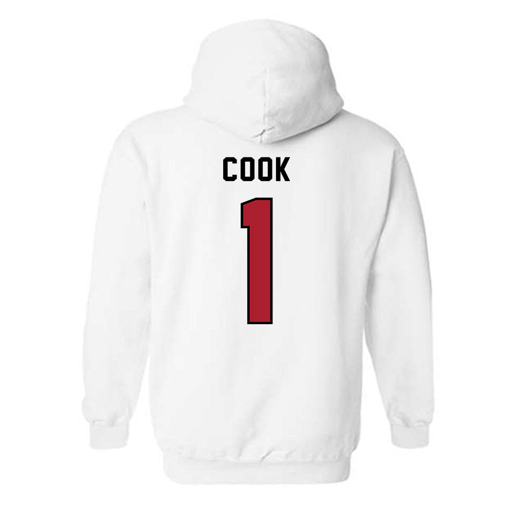 Barry - NCAA Women's Basketball : Jamir Cook - Classic Shersey Hooded Sweatshirt-1