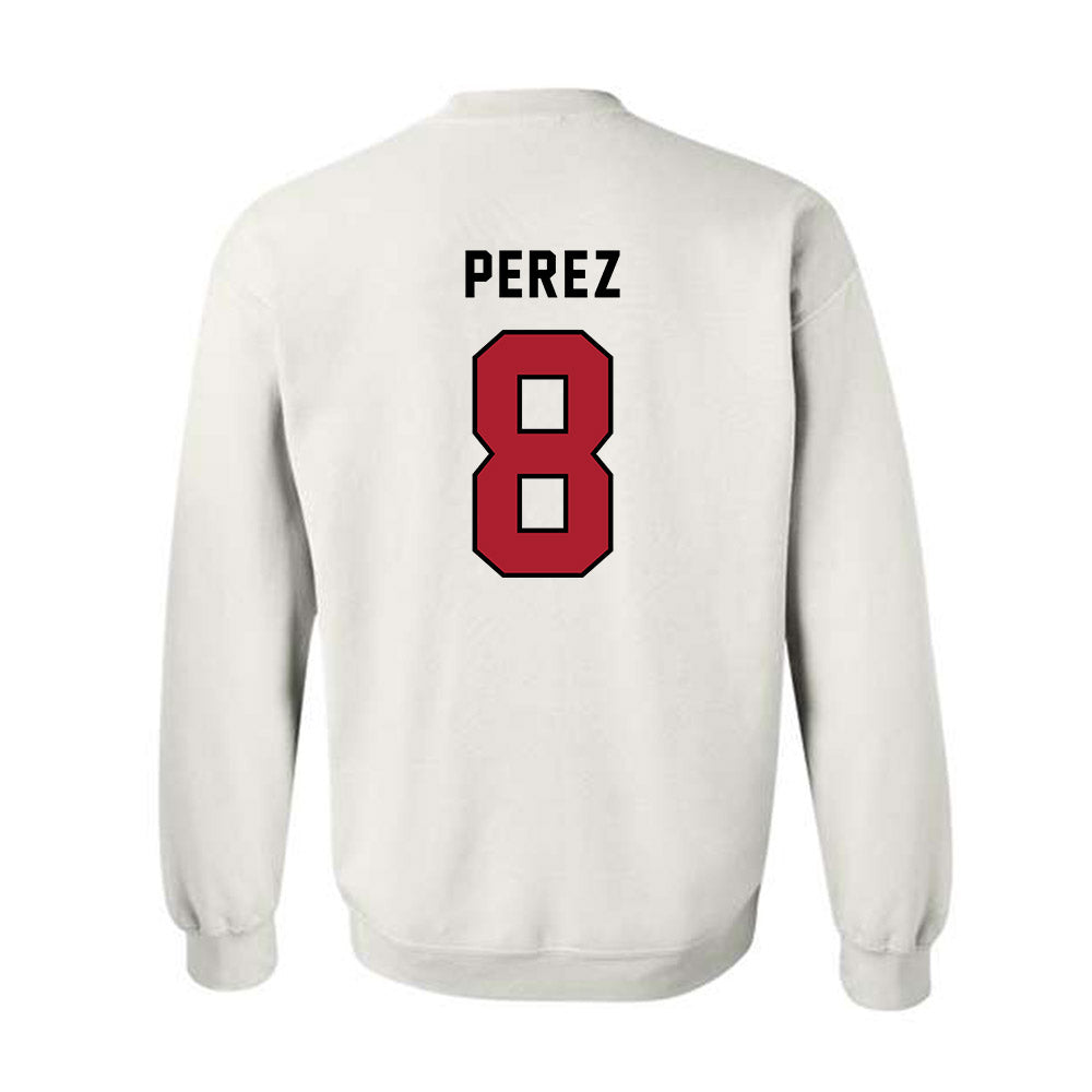 Barry - NCAA Baseball : Chris Perez - Classic Shersey Crewneck Sweatshirt-1